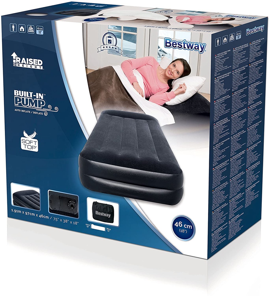 191x97x46 Premium Air Bed/Single