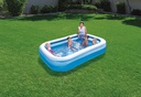 Blue Rectangular Family Pool (262*175*51 cms)