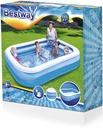 Blue Rectangular Family Pool (262*175*51 cms)