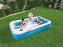 Blue Rectangular Family Pool (305*183*56 cms)