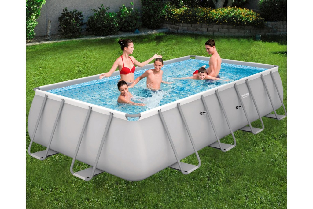 Power Steel Rectangular Frame Pool (671x366x132cms)