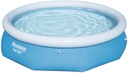 Piscine Gonflable Ronde Bestaway 305x76cm + Cartouche